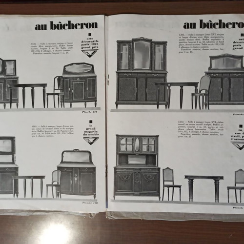Au Búcheron furniture collectible catalog used, interwar period