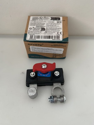 Battery master disconnect switch 12-24V new, pure aluminum body