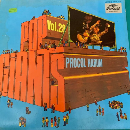 Pop Giants Procol Harum vinyl record used