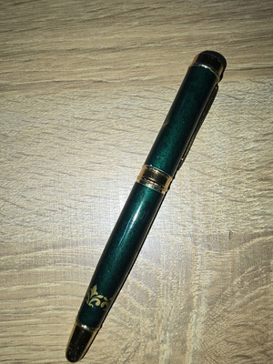Green pen used with marks