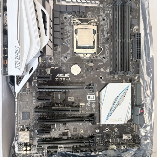 ASUS Z170-A ATX LGA1151 DDR4 motherboard with Intel Core i5 6600k 3.5 GHz