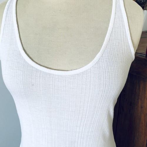 Thomas Burberry tank top used, size XXS, white