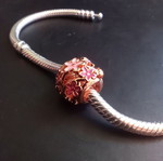 Pandora snowflake charm like new, silver
