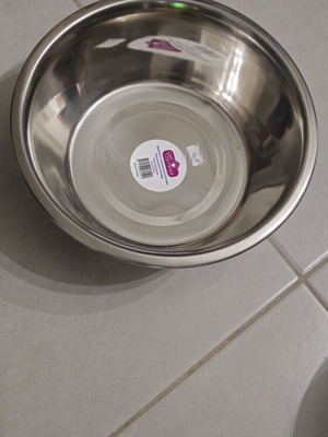 Food and water bowl 29 cm, new