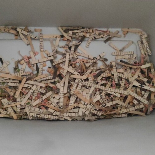 Shredder χαρτιου DAHLE 20017 used, cuts paper into strips