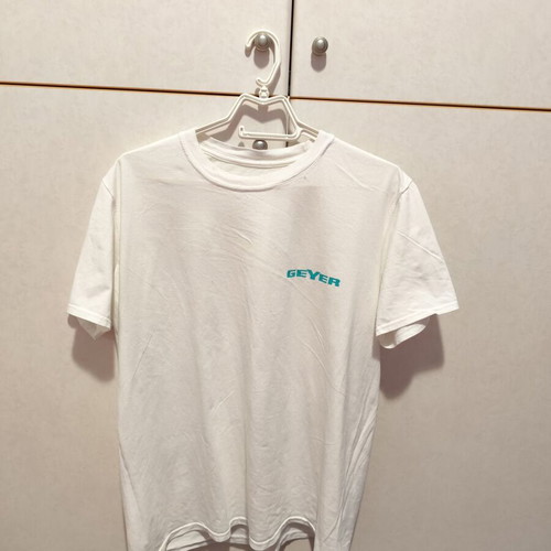 White cotton t-shirt size L like new