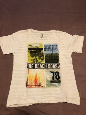 Trybeyond Boys' T-Shirt size 110 like new, age 5, white