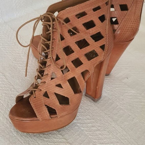 Tsakiris Mallas sandals platform beige size 36 new