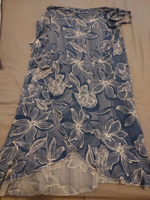 Φούστα wrap καινούργια, one size, μπλε