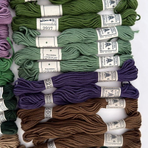 DMC Retors à Broder N° 4 Vintage Embroidery Thread Skeins, Lot of 83