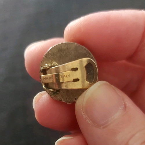 Old earrings like new, made in Italy