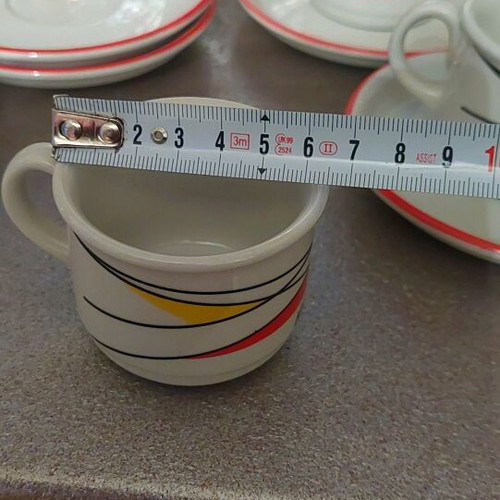 Coffee cups like new, German porcelain NIDA