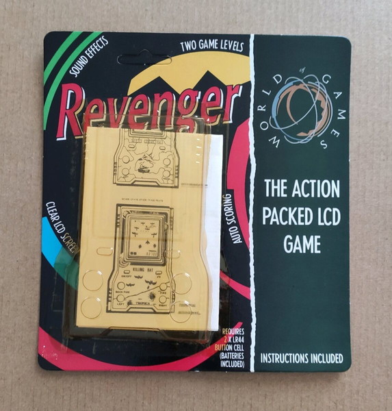 Tronica Revenger LCD game Καρτέλα & Manual