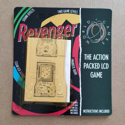Tronica Revenger LCD game used with card and manual