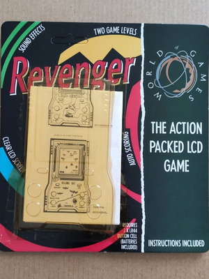 Tronica Revenger LCD game used with card and manual