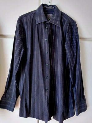 Calvin Klein shirt used, striped, size M