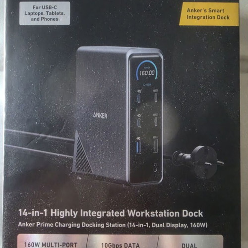 Anker USB-C Docking Station with HDMI 4K PD Ethernet and Dual Display