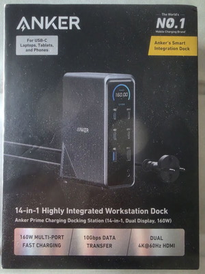 Anker USB-C Docking Station with HDMI 4K PD Ethernet and Dual Display