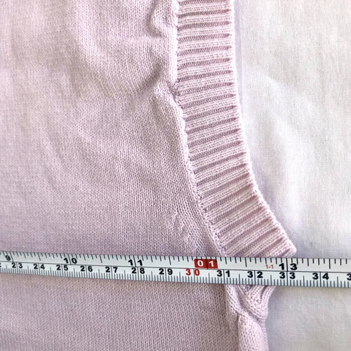 Motivi pink knitted sleeveless top mock neck size S like new