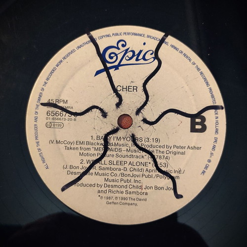 Cher The Shoop Shoop Song 12'' Maxi Vinyl Single used, pop