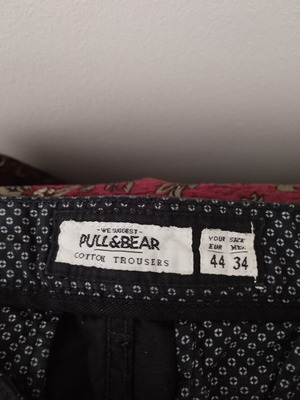 Παντελόνι Pull & Bear μαύρο σαν καινούργιο, μέγεθος XXL