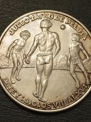 Ασημένιο μετάλλιο Σαν καινούργιο από Δομινικανή Δημοκρατία 1974