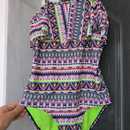 H&M swimsuit multicolored like new, for teenage 12-14y, size XS/S