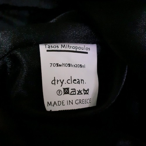 Tassos Mitropoulos coat black, like new, size L