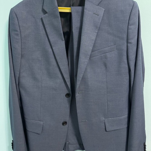 H&M Slim Fit Men's Suit Blue Used, Jacket and Trousers