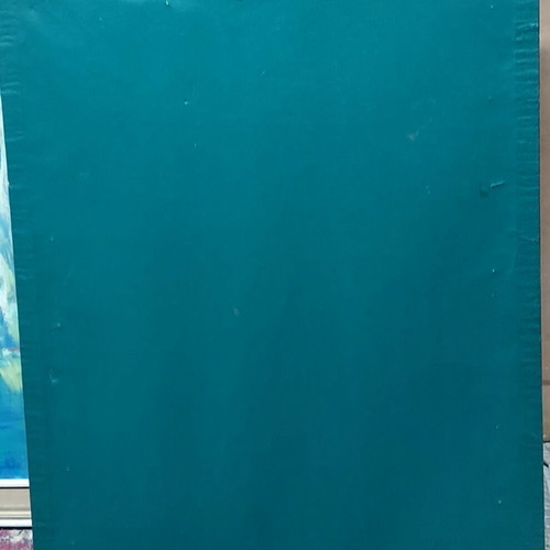 Painting with glass like new, signed