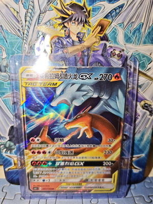 Reshiram & Charizard GX card used, S-Chinese