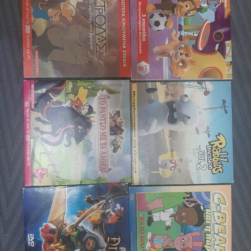 DVD various like new, dubbed pack