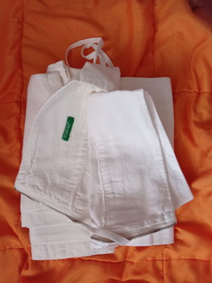 Benetton γυναικείο παντελόνι κάπρι μεταχειρισμένο