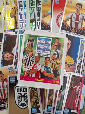 Panini Super League Greece 2025-2026 stickers new