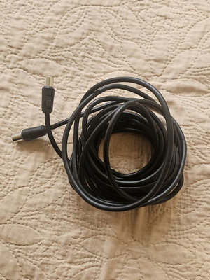 Coaxial antenna cable 5m like new, male to female