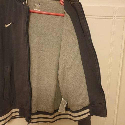 Nike men's hoodie used, light blue, medium