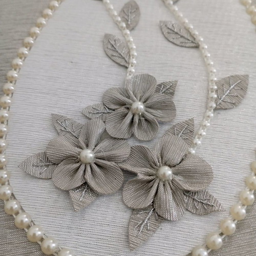 Handmade decorative doilies, 1 double and 2 single pieces