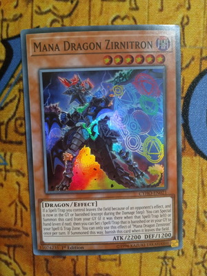 Mana Dragon Zirnitron used Effect Monster Yugioh card