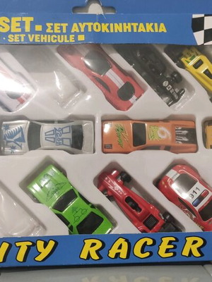 Toy cars set used, 14 pieces