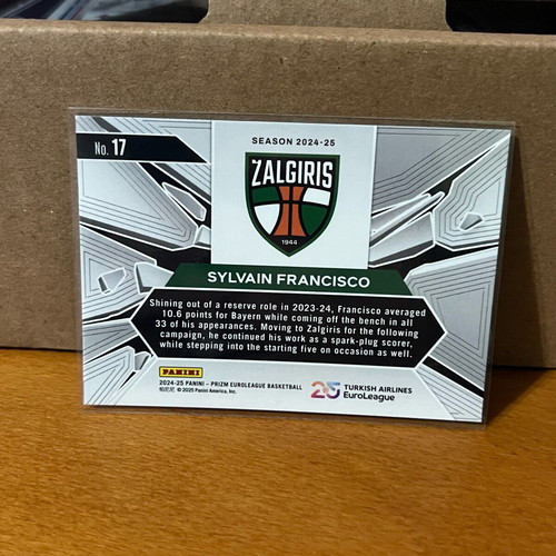 Euroleague Prizm Break Sylvain Fransisco new