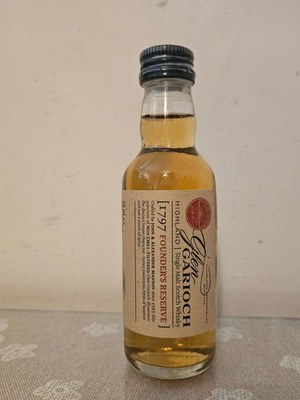 Glen Garioch "Founder's Reserve" whisky miniature new