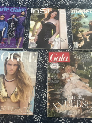 6 περιοδικά Σεπτέμβριος 2026 Vogue Marie Claire Instyle Gala Bazaar
