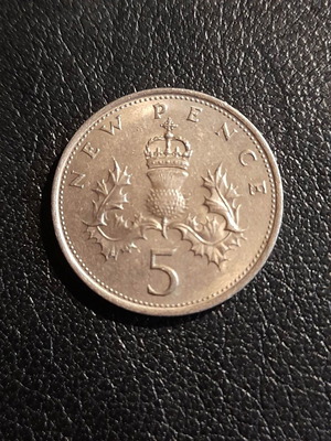 Νόμισμα 5 New Pence 1970 Μεταχειρισμένο