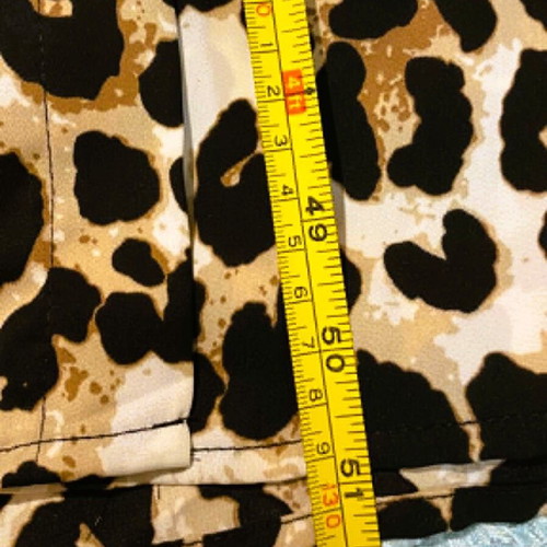 Animal print dress brown, new, size S