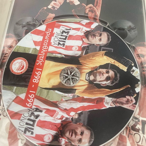 Olympiakos 7 DVD genuine collectibles like new
