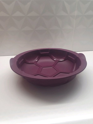 Tupperware round silicone cake mold new