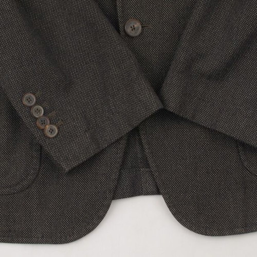 Massimo Dutti men's blazer size L cotton brown like new