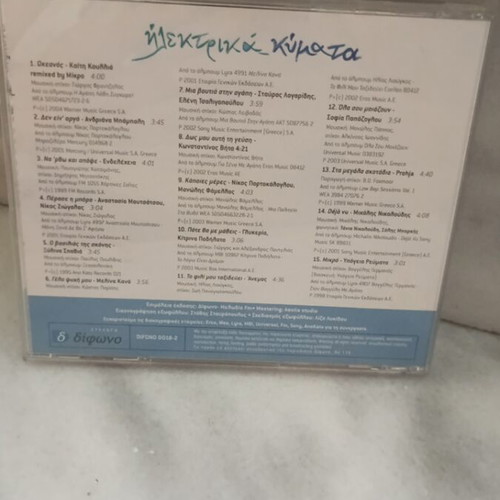 Ηλεκτρικά Κύματα CD new, entechno genre