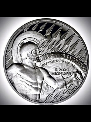 2020 proof Λεωνίδας 10 ευρώ καινούργιο με πιστοποιητικό