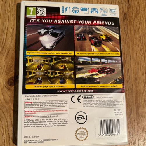 Need For Speed Hot Pursuit Nintendo Wii used